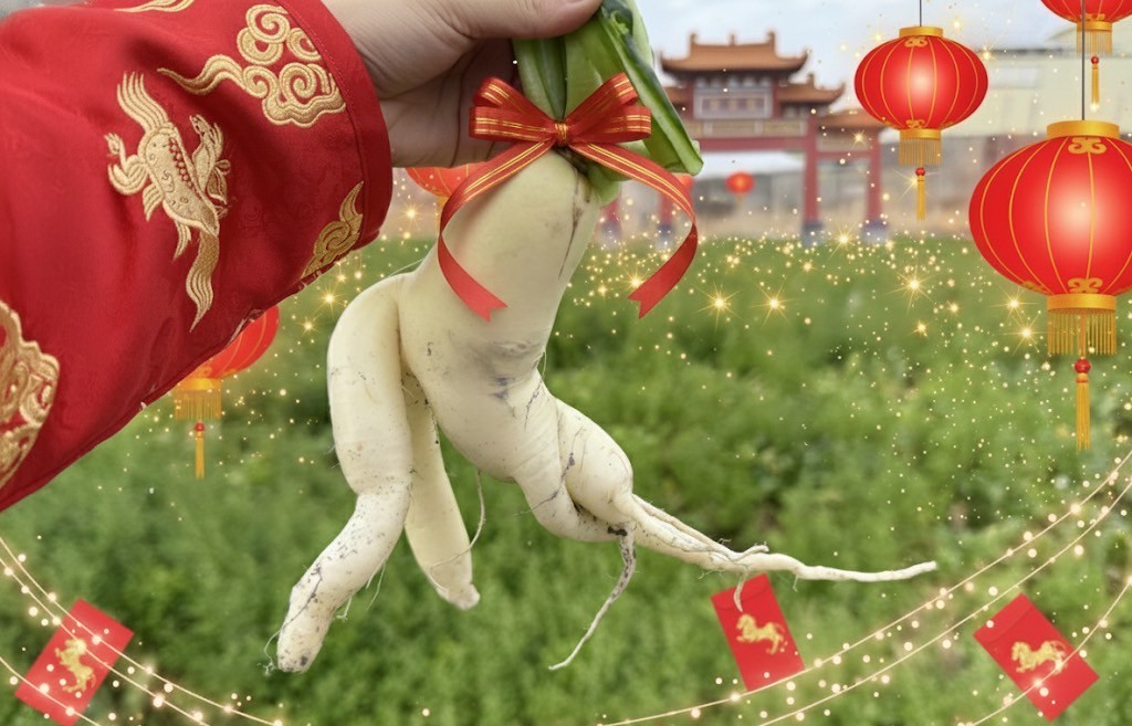 圖1.大自然的祝賀禮物-馬到成功。