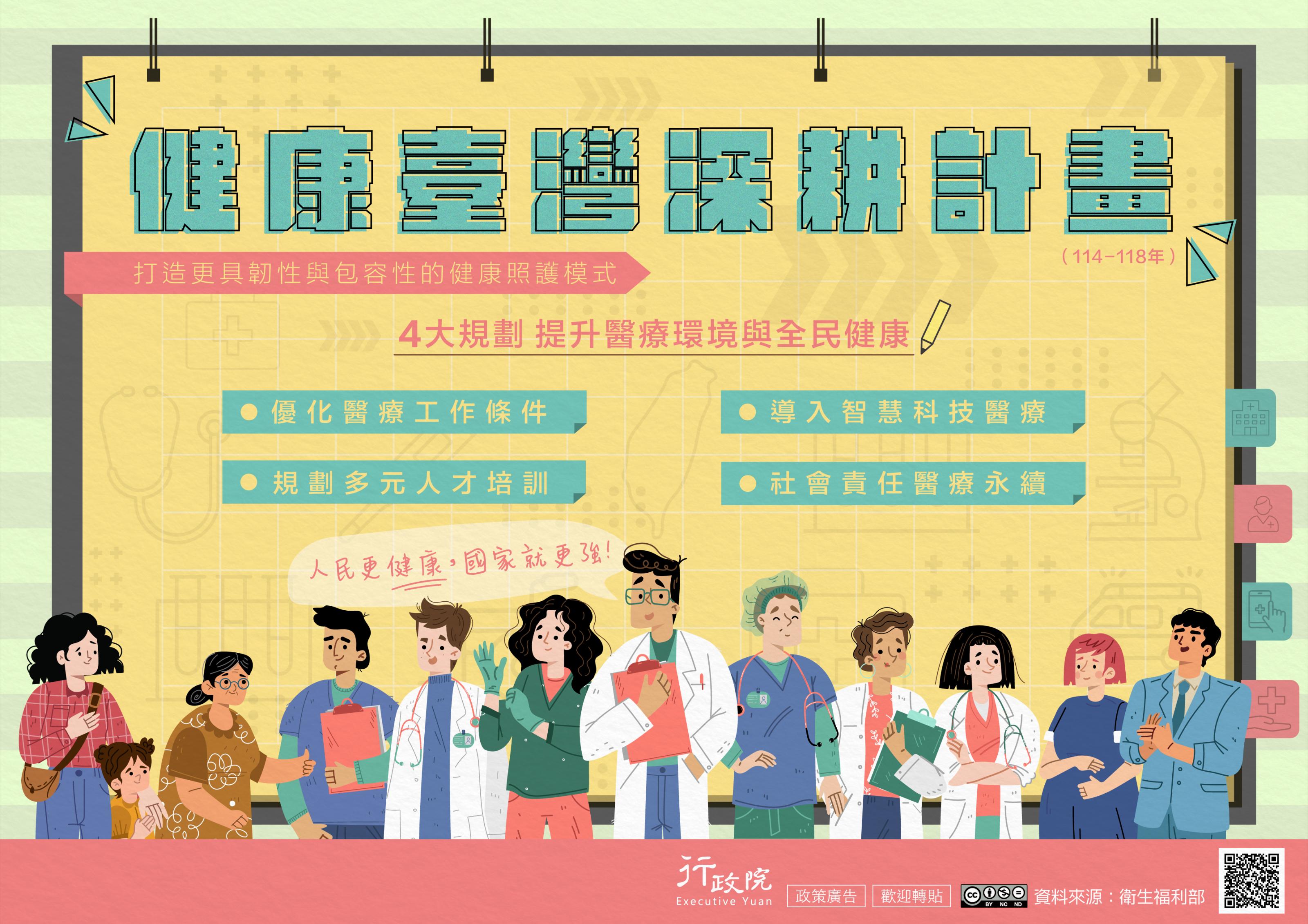 政策宣導~「114-118年健康臺灣深耕計畫」