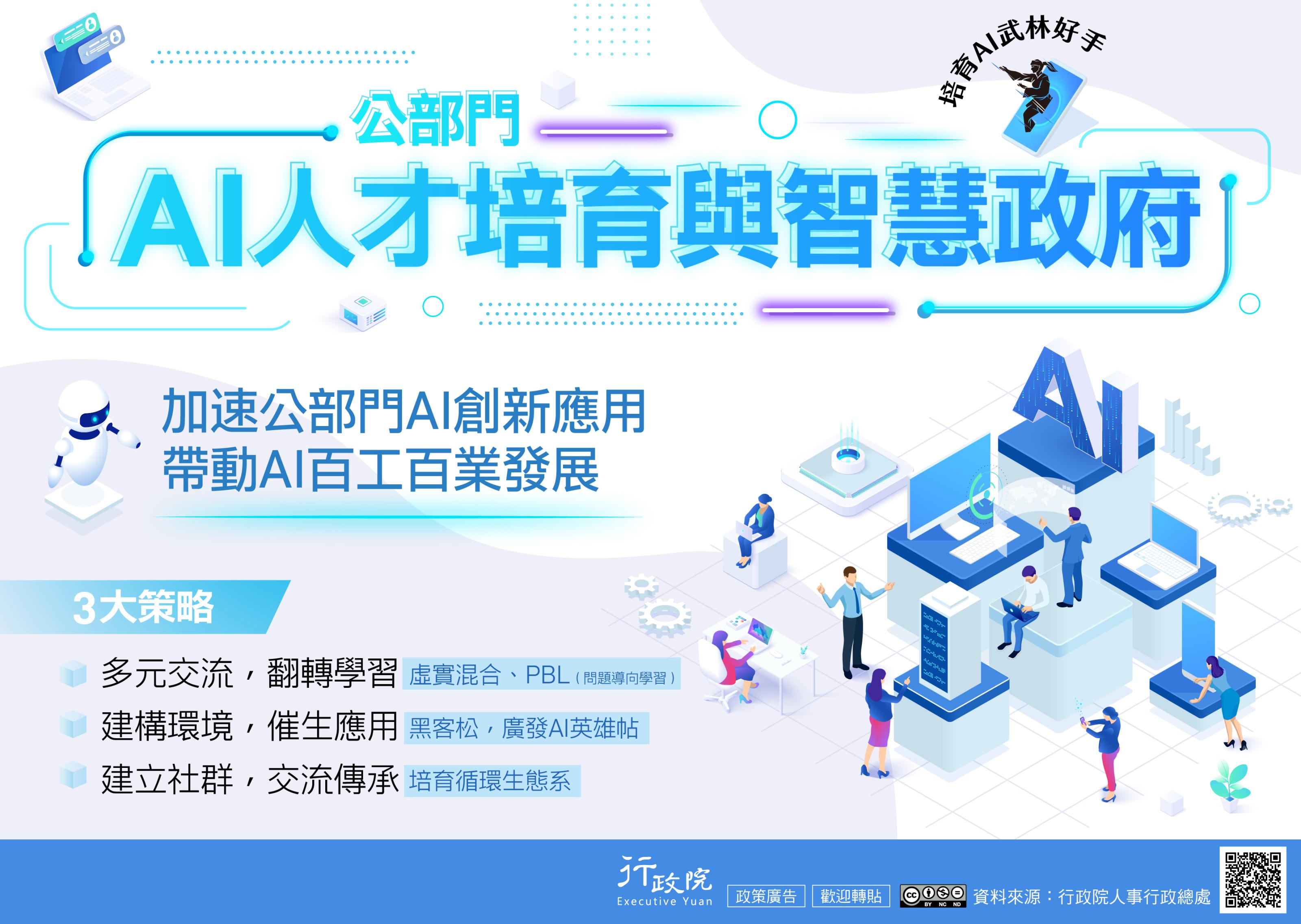 政策宣導~公部門AI人才培育與智慧政府