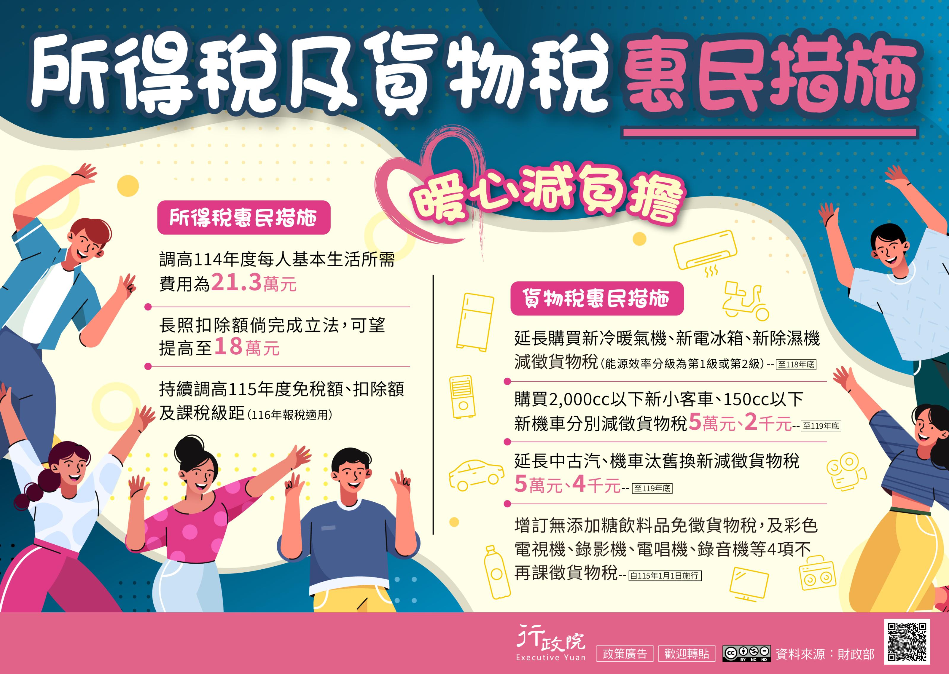 政策宣導~所得稅及貨物稅惠民措施