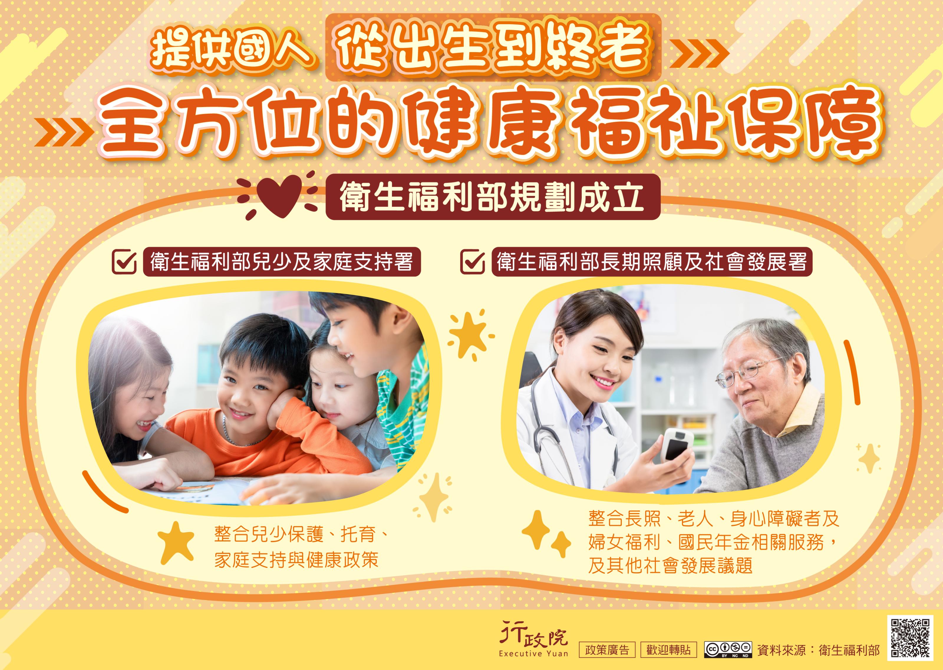 政策宣導~衛生福利部組織調整規劃