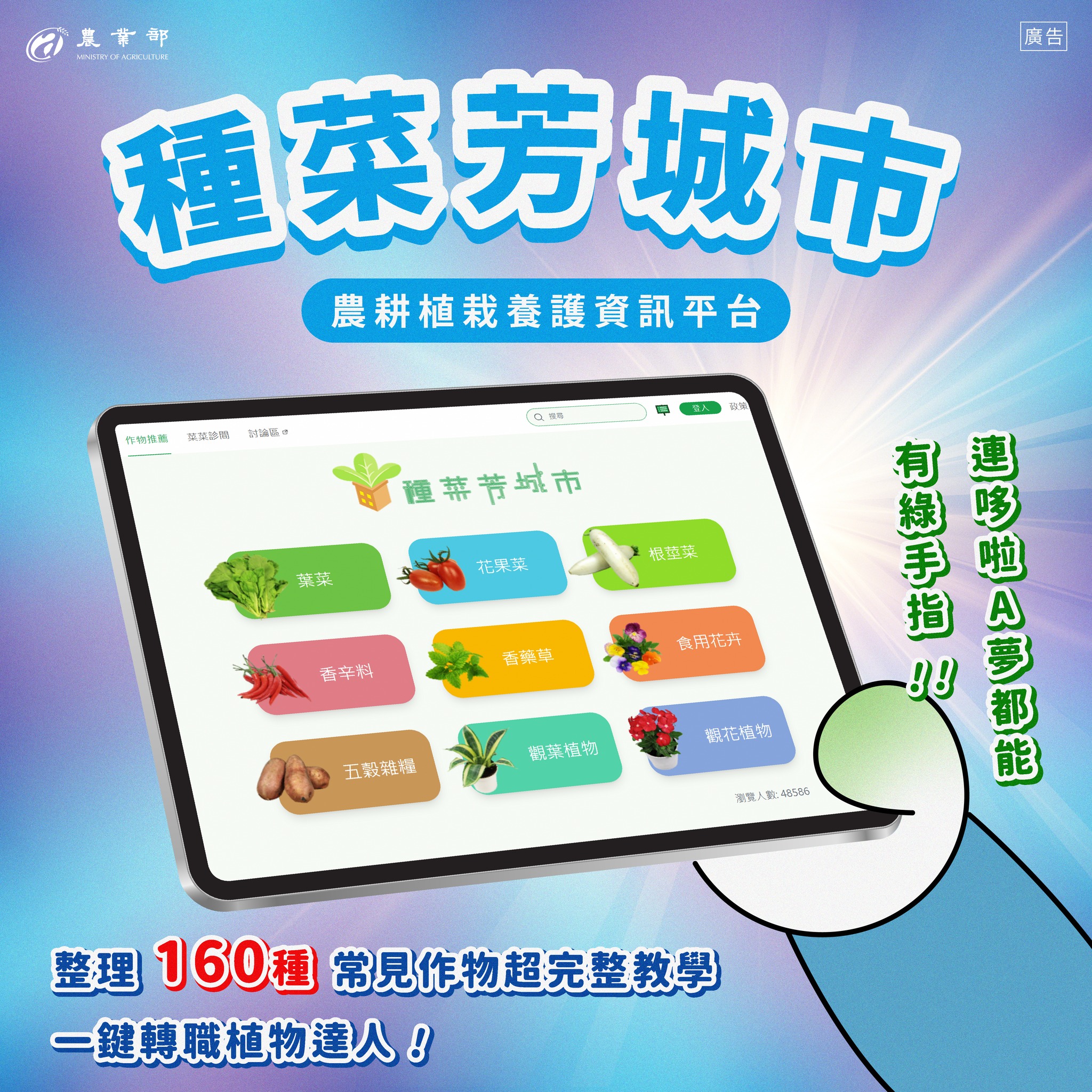 農耕植栽養護資訊平台 你的線上栽培顧問