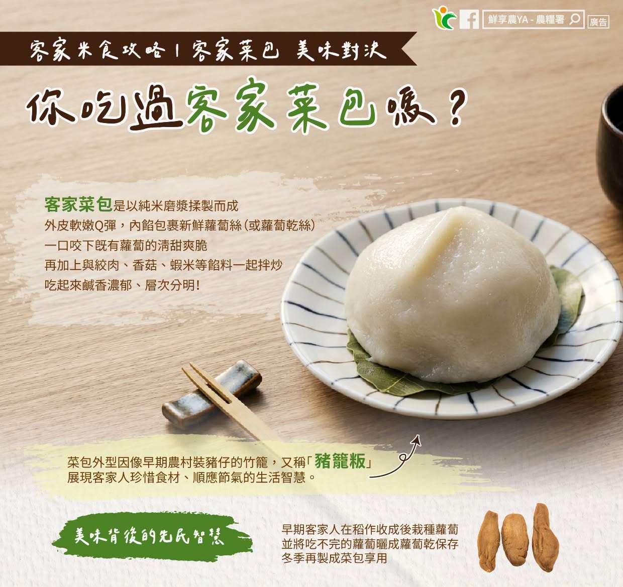 你吃過客家菜包嗎？