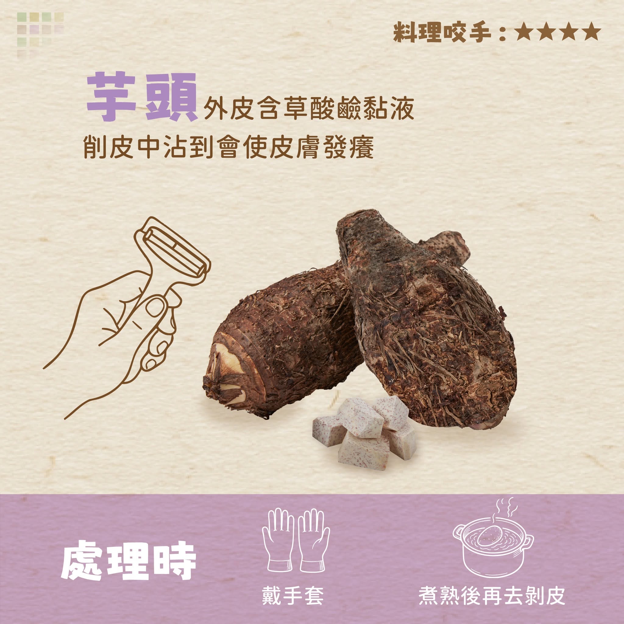 削皮不手癢~準備好就不怕！-芋頭